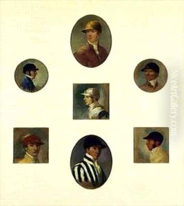 Studies of Jockeys by Abraham Cooper