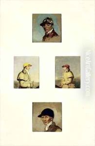 Studies of Jockeys 3 by Abraham Cooper