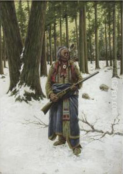 Indian With A Gun - view 1