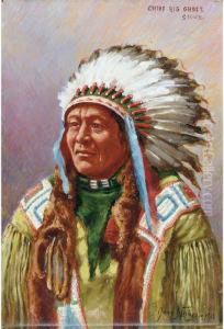 Chief Big Ghost, Sioux by John Hauser
