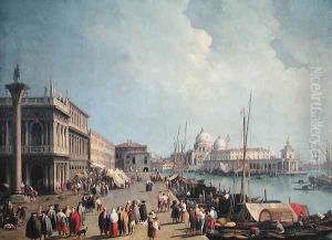 Santa Maria della Salute by (Giovanni Antonio Canal) Canaletto