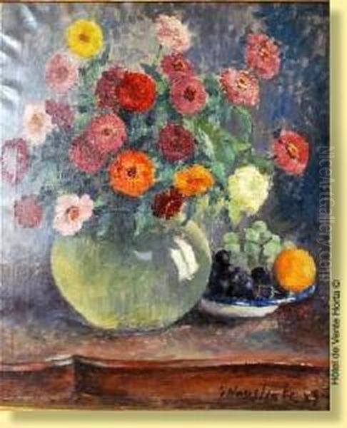 Composition Aux Fleurs Et Aux Fruits - view 1