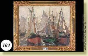 Port De Peche by Gaston Haustrate