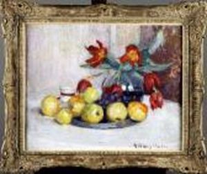 [nature Morte Aux Pommes] by Gaston Haustrate