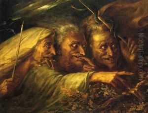 The Three Witches from MacBeth by Alexandre-Marie Colin
