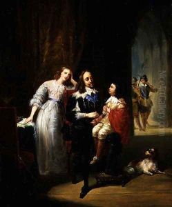 Charles I (1600-49) awaiting trial, Prince Henry (1640-60) by Alexandre-Marie Colin
