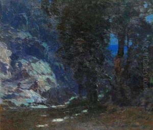 A Valley In Moonlight by Roman Havelka