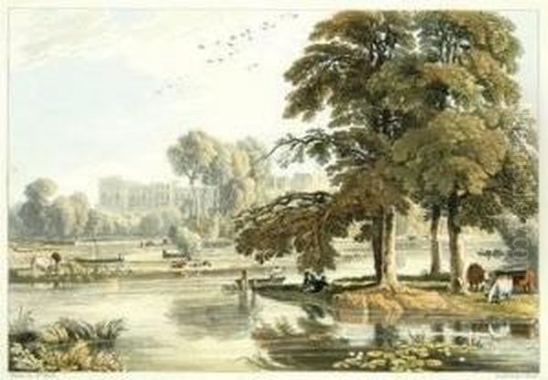 Vew Of Taplow From Maidenhead Bridge - view 1