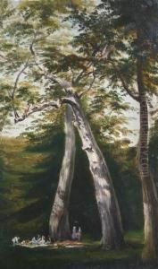Picnic In Theforest by Robert Havell, Jr.