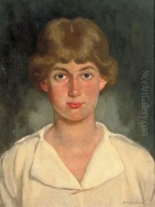 Portrait Of A Woman by Hendrik Johannes Haverman