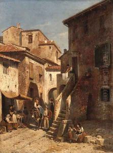 The village by Jacques Carabain
