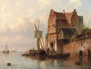 Unloading at the customs house
