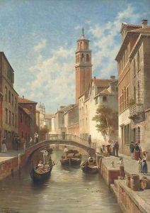 Venetian backwater by Jacques Carabain