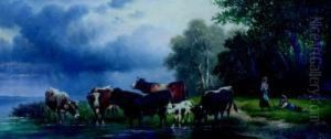 De Jonge Koeherders Aan Dewaterkant