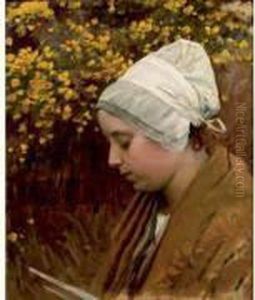 Bretonne Lisant by Louis Welden Hawkins