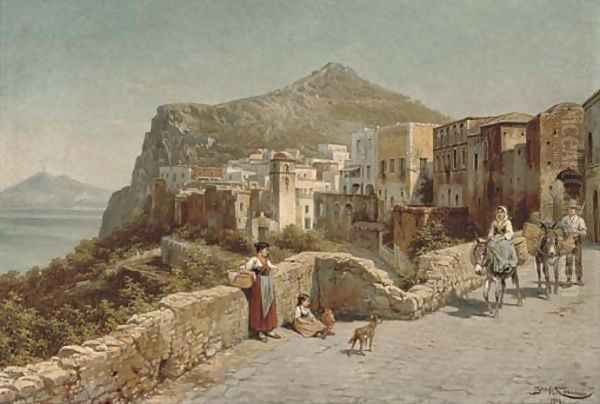 On the road to market, Capri - view 1