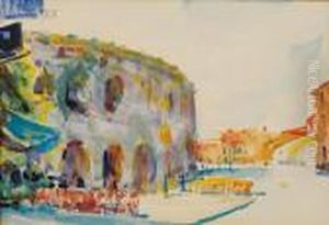 The Ampitheater At Nimes