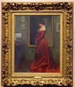 The Red Gown by Charles Hawthorne