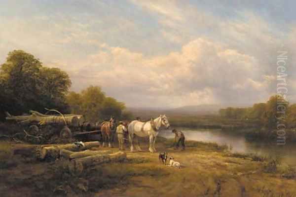 Loading the timber - view 1