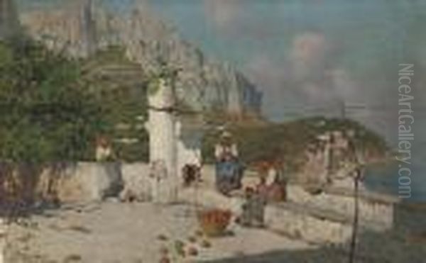 Woman Having A Rest, Capri - view 1