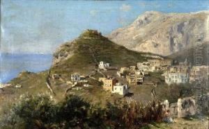Dorf An Der Italienischen Kuste