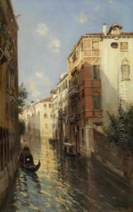 Wasserstrasse In Venedig