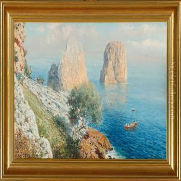 View Of Capri With Thefaraglioni Cliffs - view 1