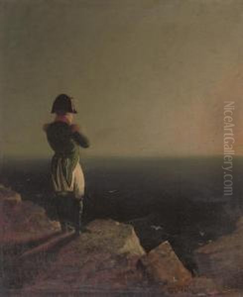 Napoleon Bonaparte Musing At St Helena - view 1