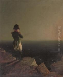 Napoleon Bonaparte Musing At St Helena by Benjamin Robert Haydon