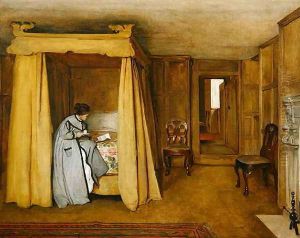 The Letter, 1866 by Philip Hermogenes Calderon