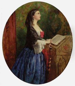Devotion, 1858 by Philip Hermogenes Calderon