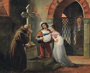 Die Hochzeit Vonromeo Und Julia by Francesco Paolo Hayez