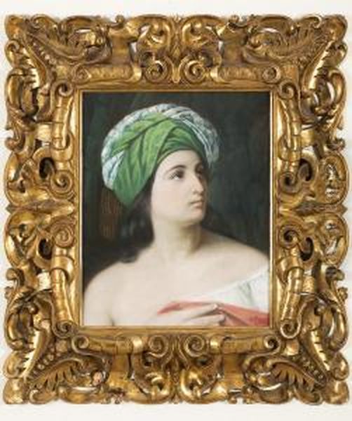Bildnis Einer Dame Mitgrunem Turban - view 1