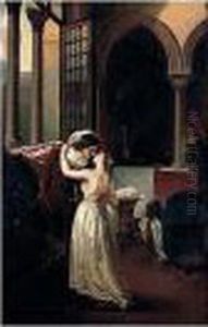L'ultimo Addio Di Giulietta A Romeo (the Last Farewell Of Juliet To Romeo) by Francesco Paolo Hayez