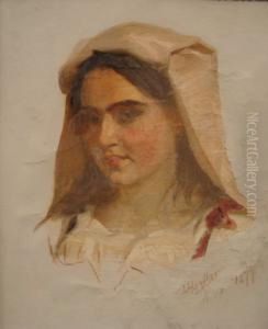 Portrait Of A Girl With Headdress