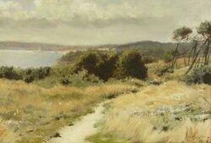 West Cliff Looking Towards Entrance To Poole Harbour by James Hayllar