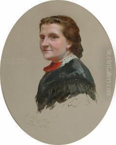Study Of A Gentleman Together With A Study Of A Lady by James Hayllar