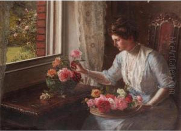 A Trayful Of Roses - view 1