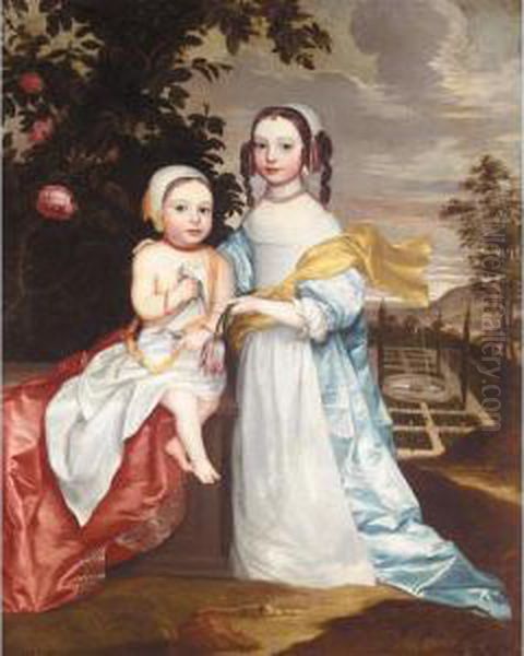 Portrait Of Two Children - view 1