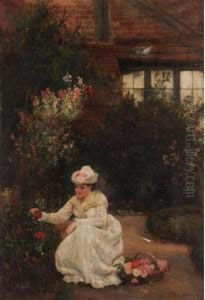 Gathering Roses, Henley On Thames by John Haynes-Williams