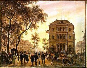 Boulevard Saint-Martin and the Theatre de l'Ambigu, 1830