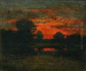 Sunset Landscape by George Arthur Hays