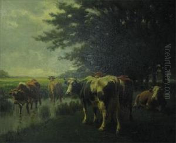 Cows In A Pasture - view 1