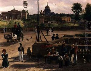 Place de la Concorde, 1829 by Guiseppe Canella