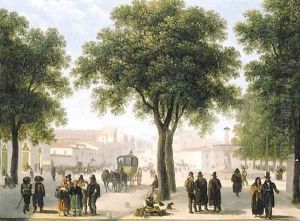 A view of Calle Atocha, Madrid