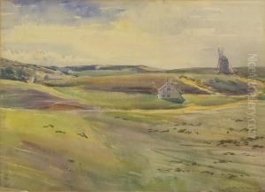 Sunset On Cape Cod - Year 1922 by Arthur Merton Hazard