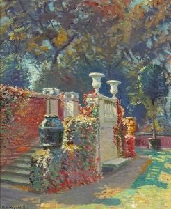 An Elegant Garden by Arthur Merton Hazard