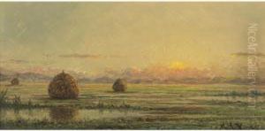 Sunset - A Sketch by Martin Johnson Heade