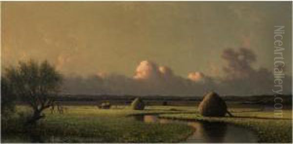 Sunny Day On The Marsh (newburyport Meadows) - view 1