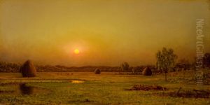 Marsh Sunset, Newburyport, Massachusetts by Martin Johnson Heade